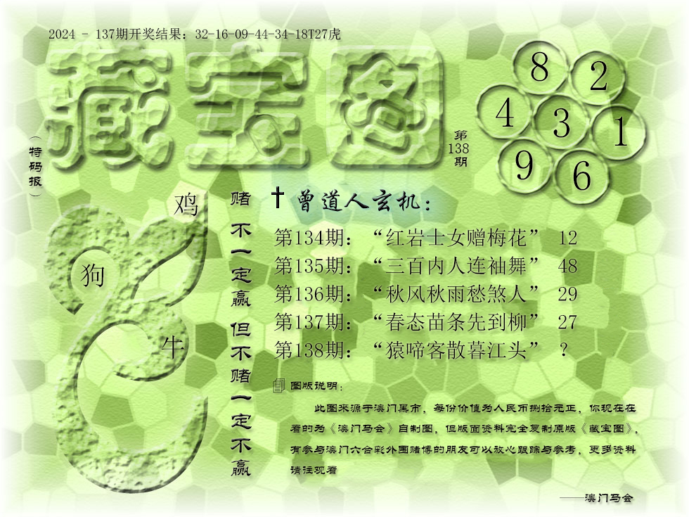 2024138期《藏宝图》