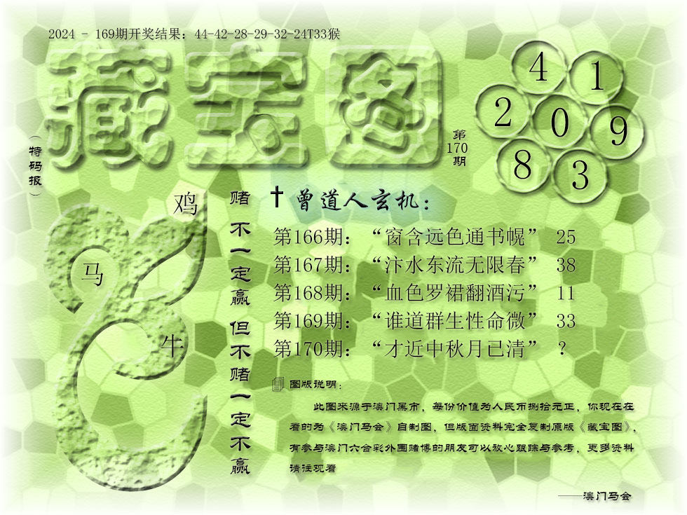 2024170期《藏宝图》