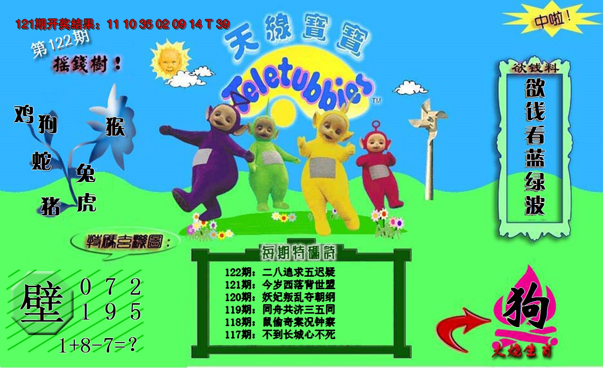 2024122期天线宝宝内幕