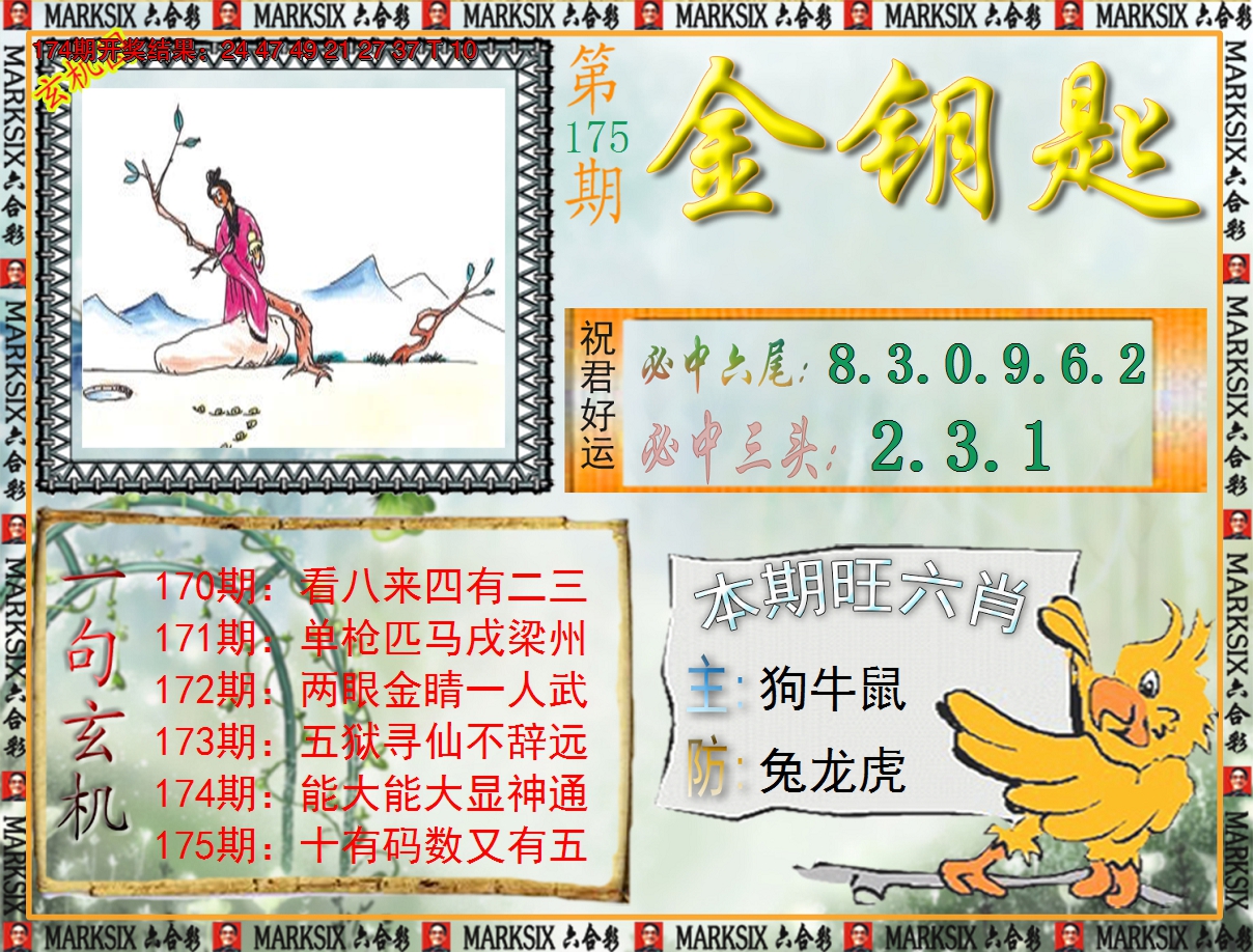 2024175期《澳门金钥匙》