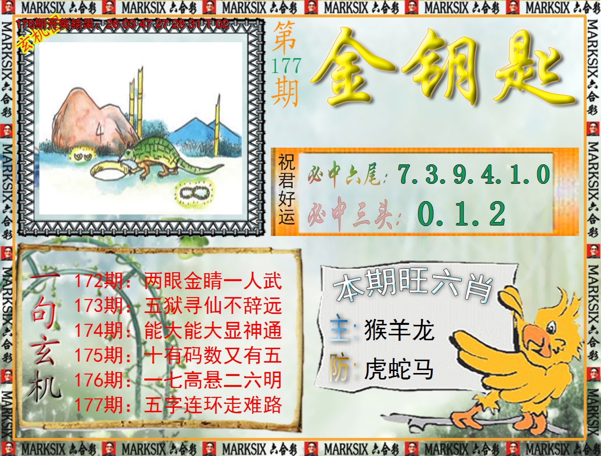 2024177期《澳门金钥匙》