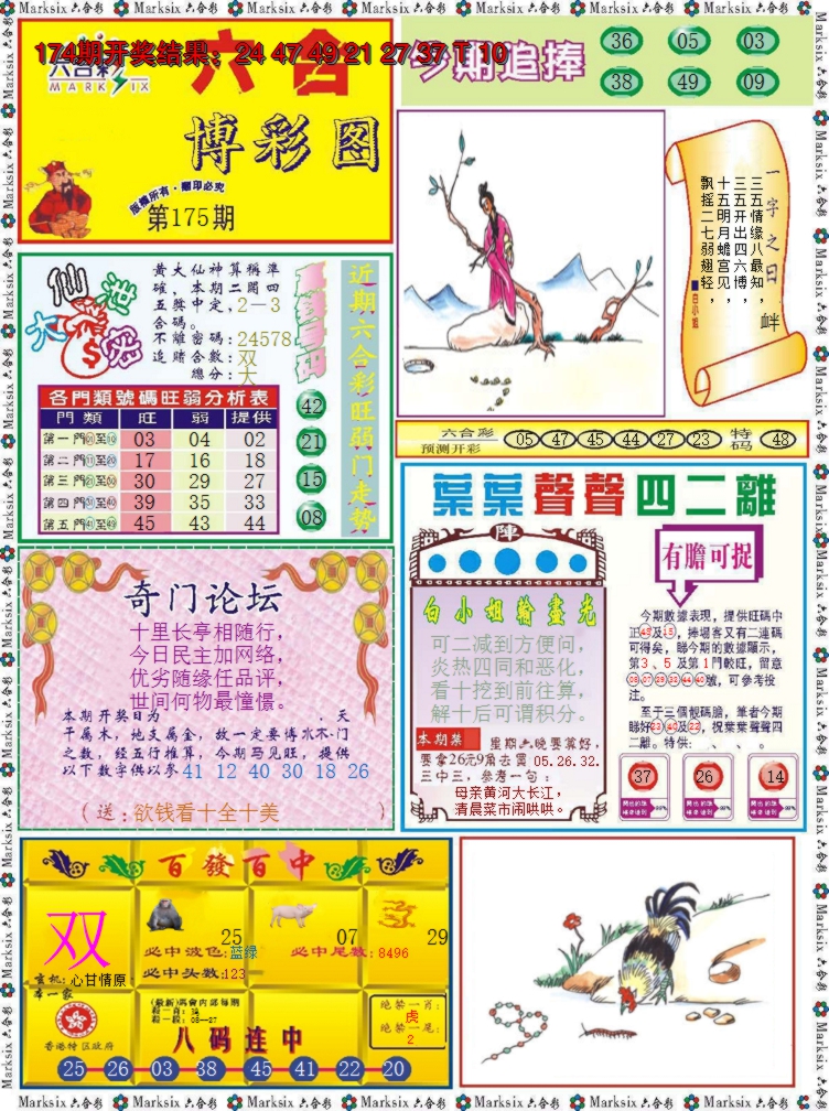 2024175期六合博彩图