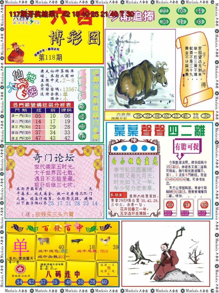 2024118期六合博彩图