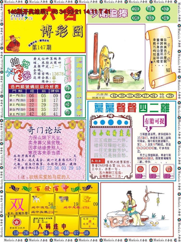 2024147期六合博彩图
