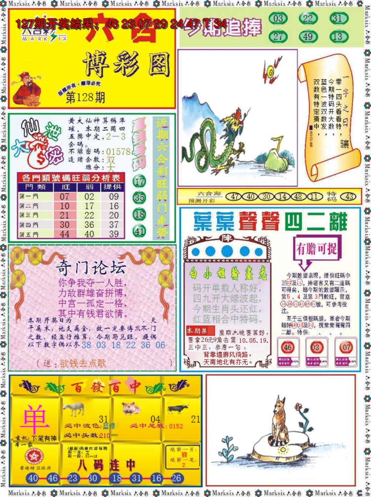 2024128期六合博彩图