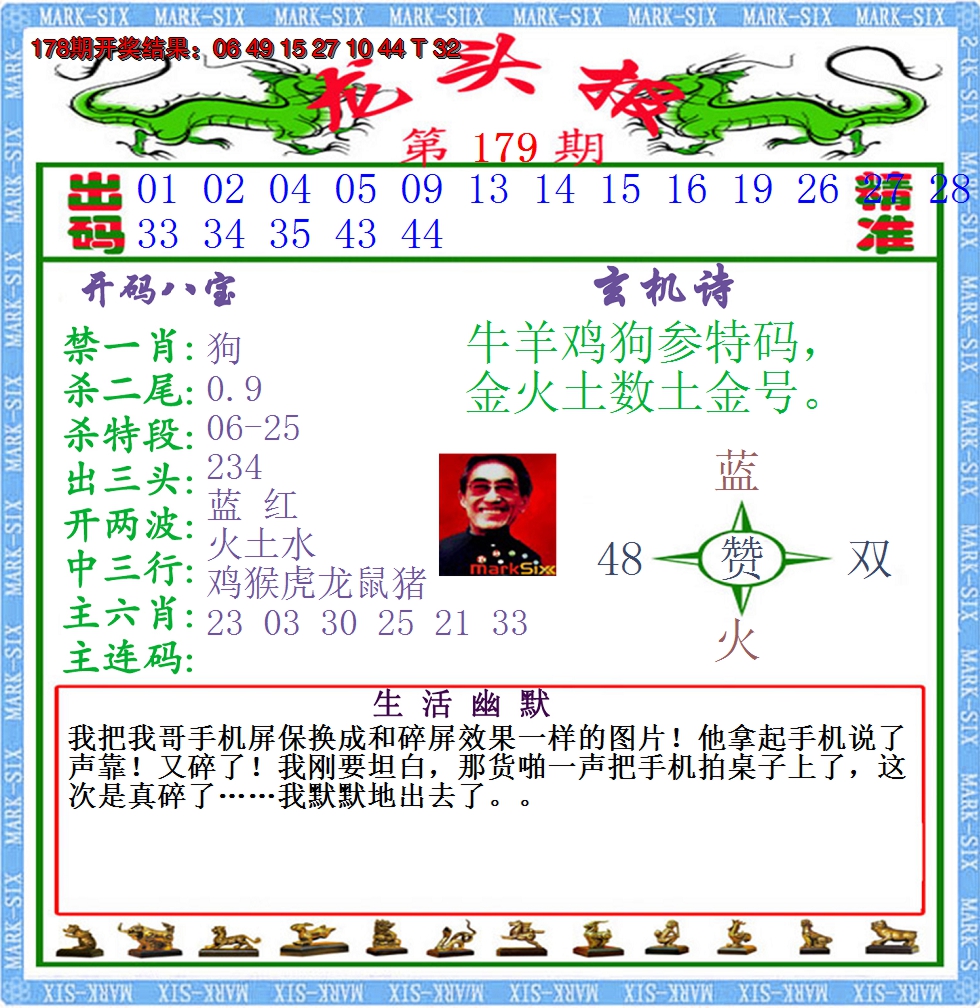 2024179期澳门龙头报