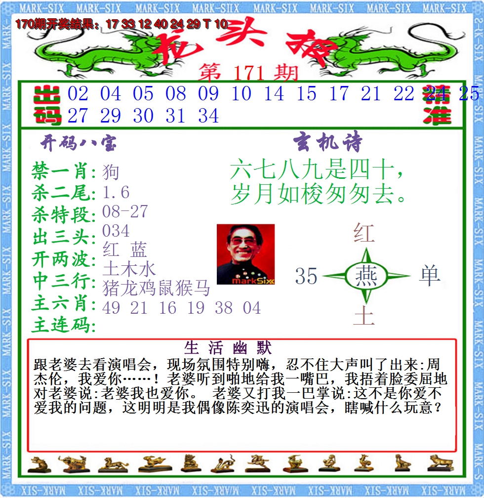 2024171期澳门龙头报