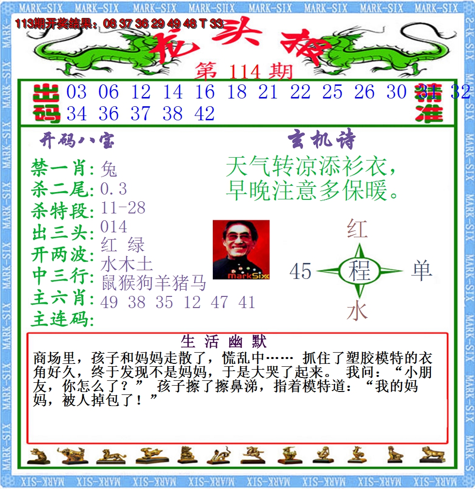 2024114期澳门龙头报