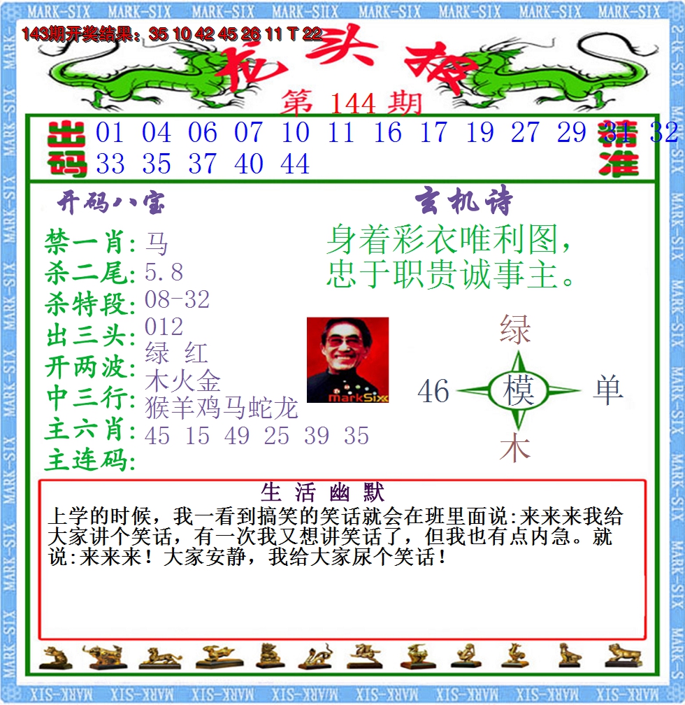 2024144期澳门龙头报