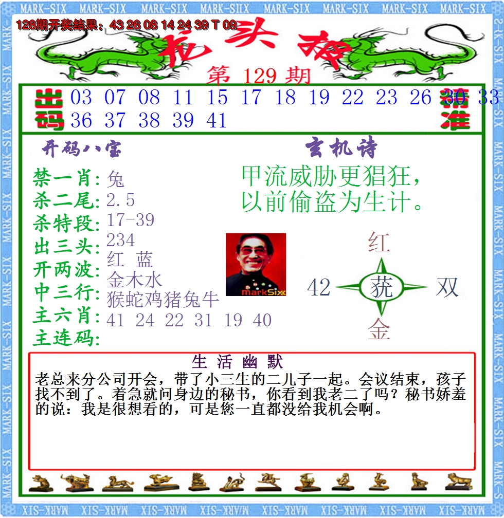 2024129期澳门龙头报