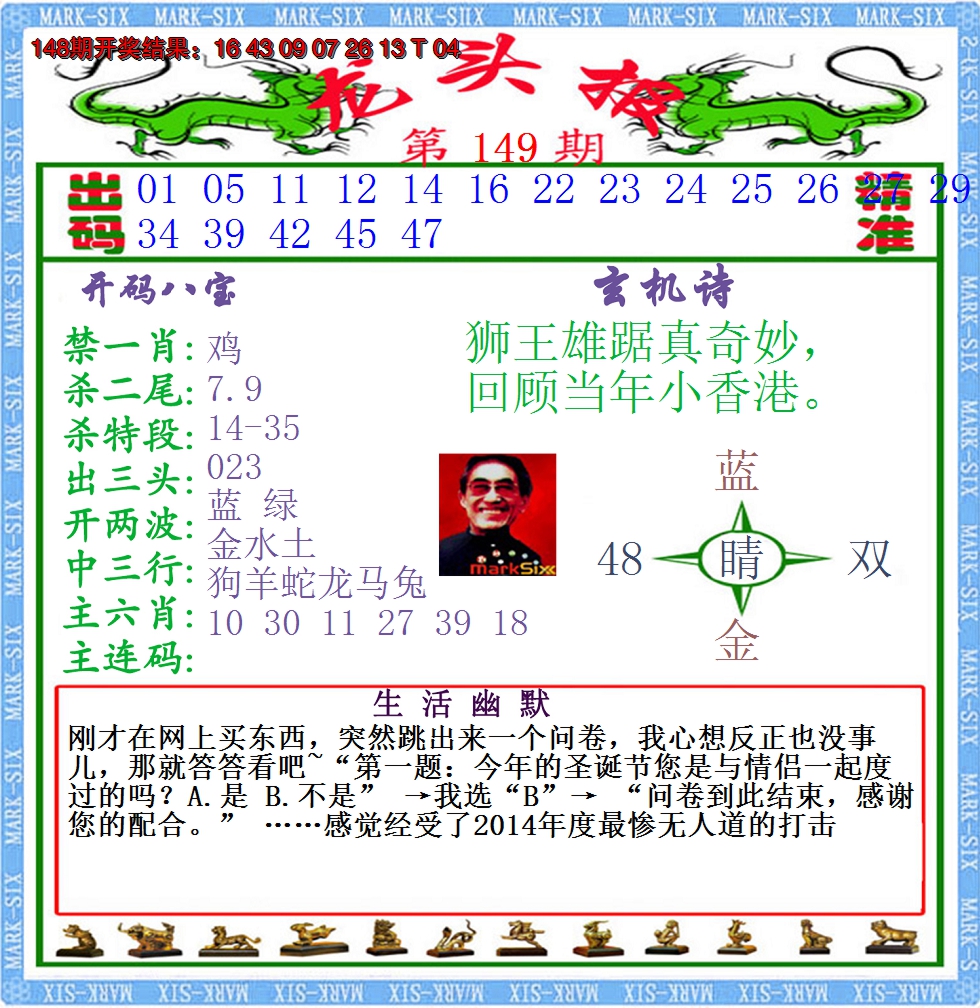 2024149期澳门龙头报