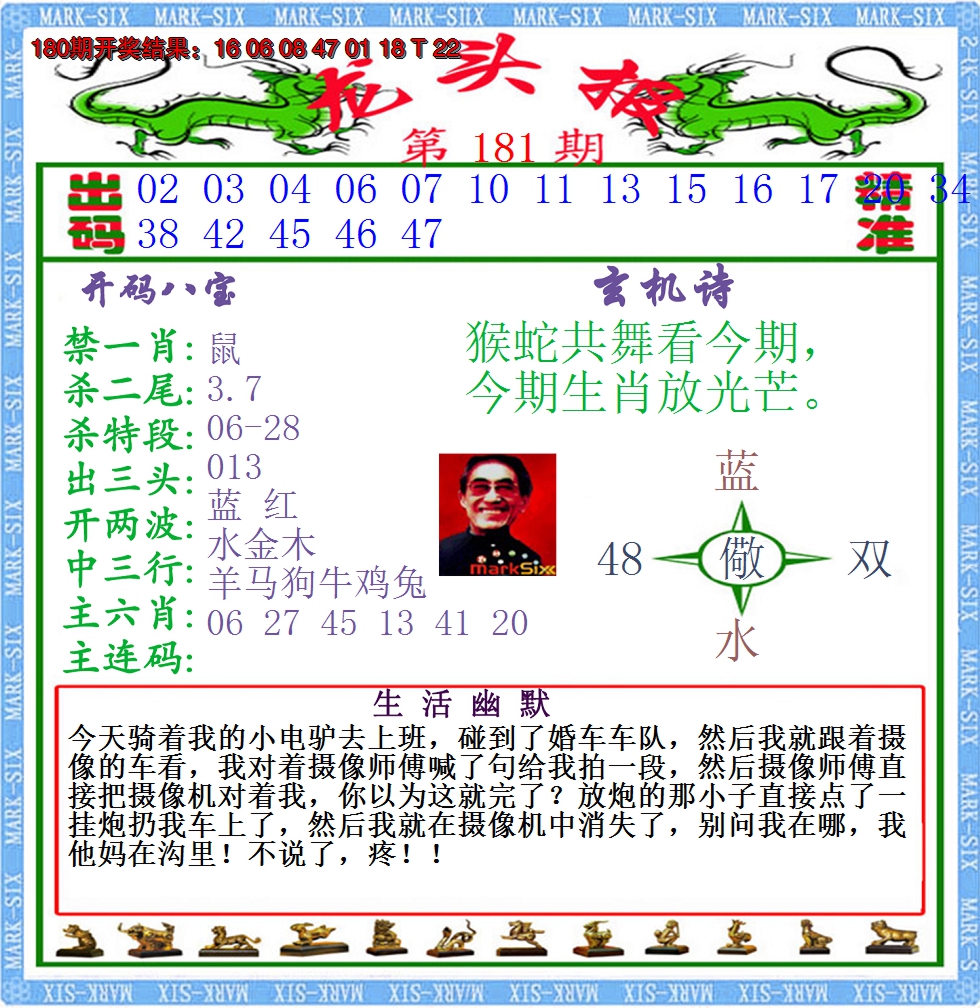 2024181期澳门龙头报