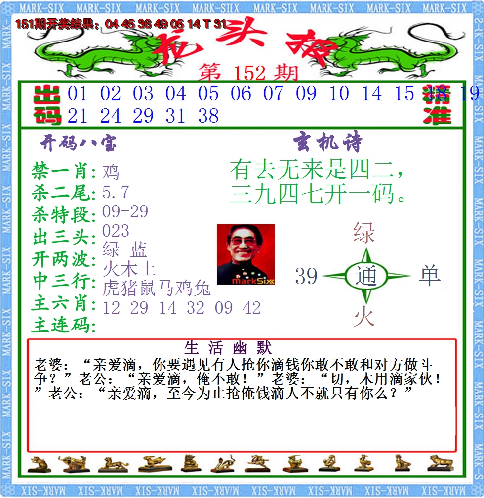 2024152期澳门龙头报