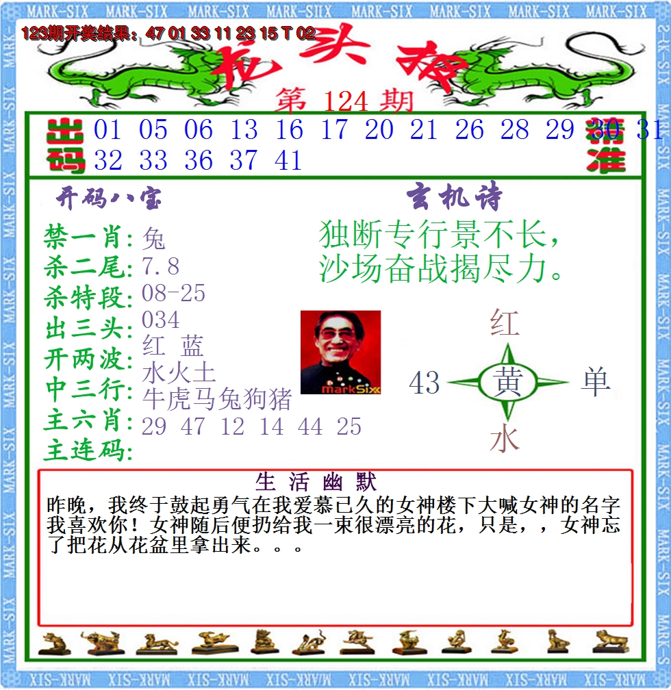 2024124期澳门龙头报