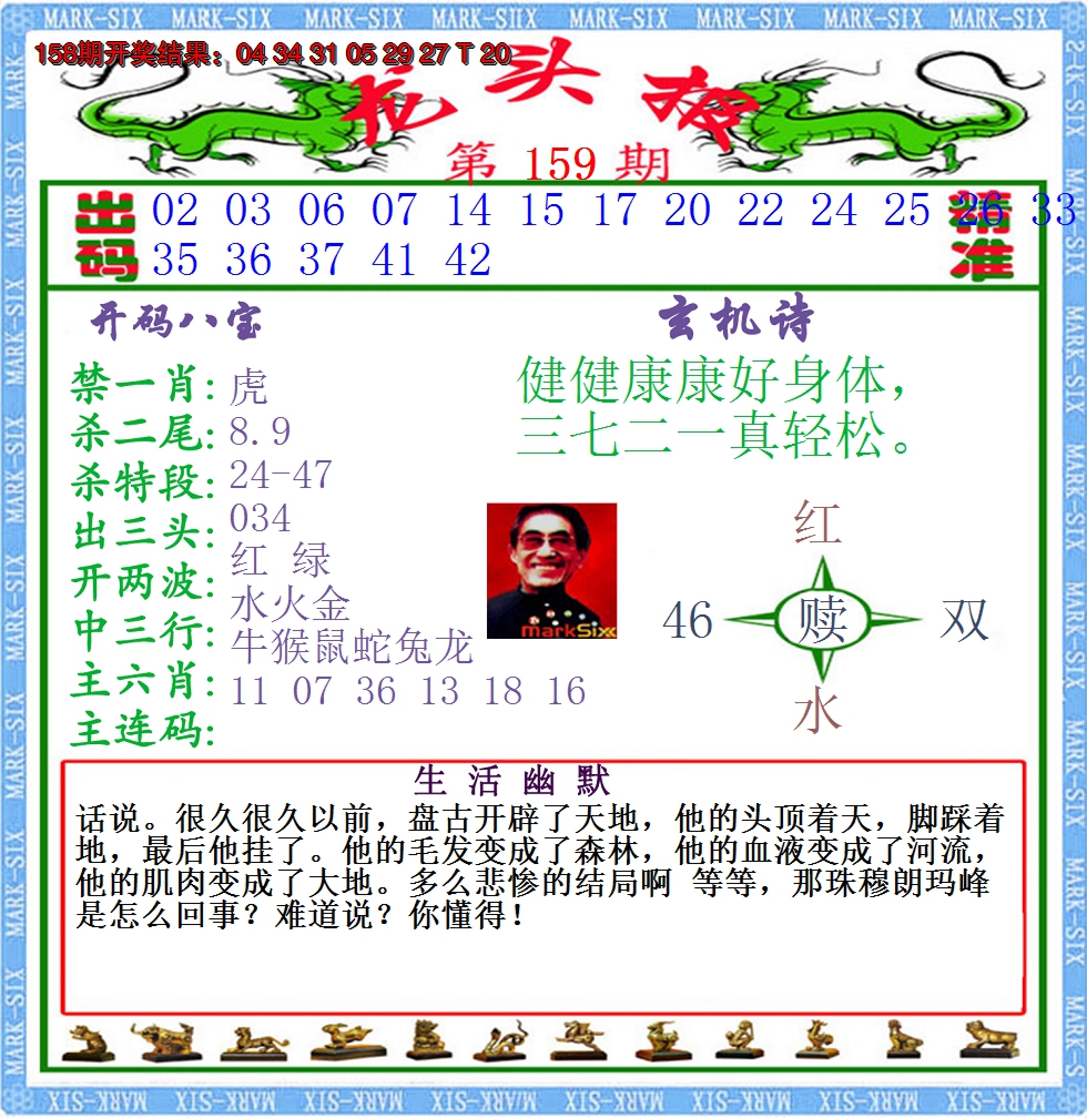 2024159期澳门龙头报