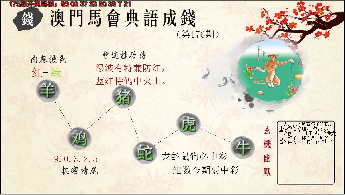 2024176期典语成钱
