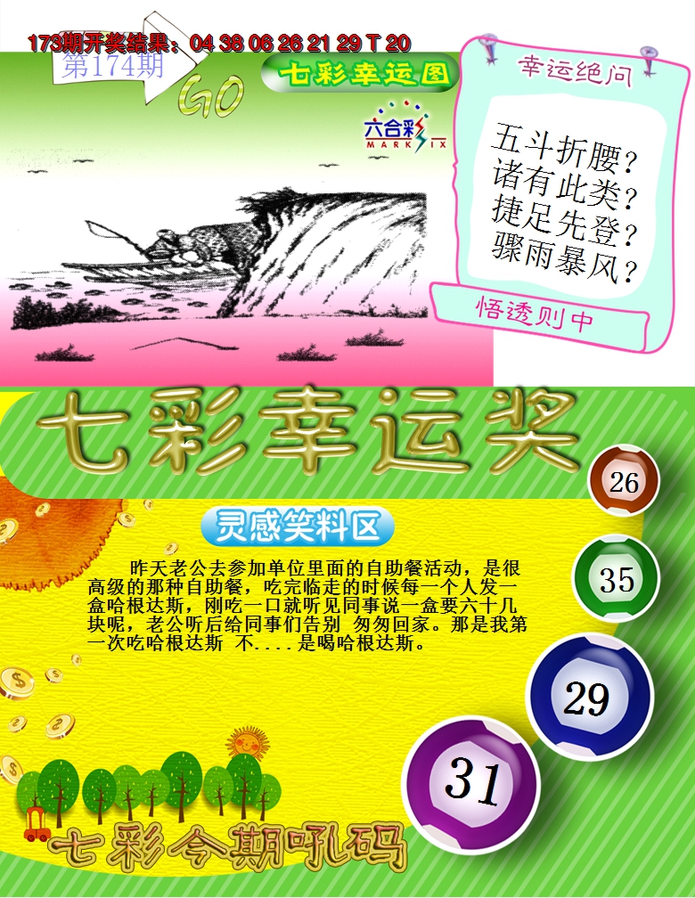 2024174期七彩幸运奖