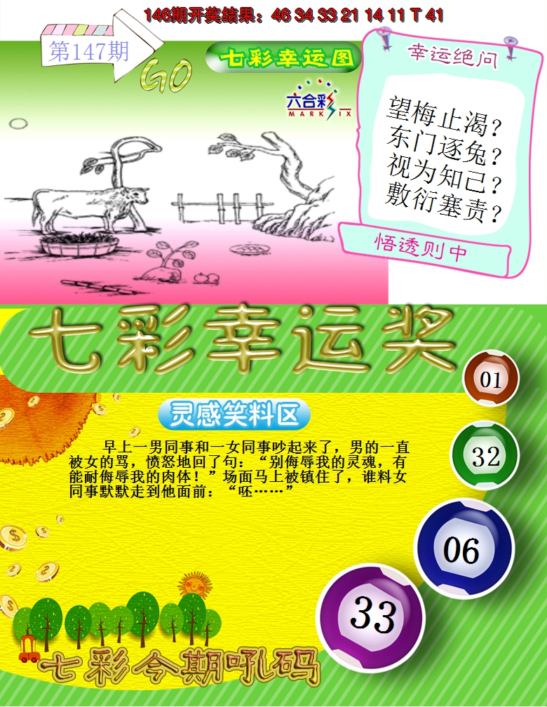 2024147期七彩幸运奖