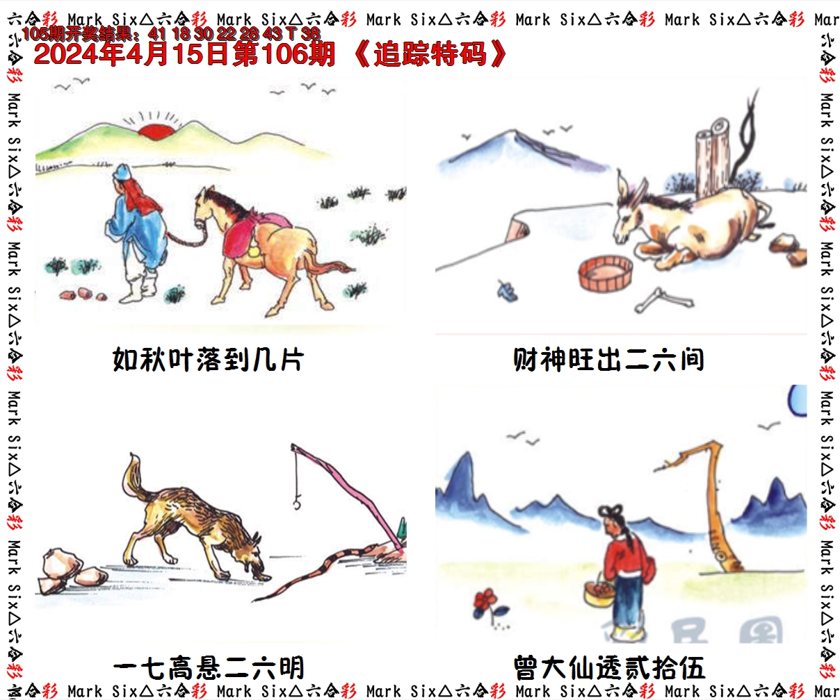 2024106期追踪特码