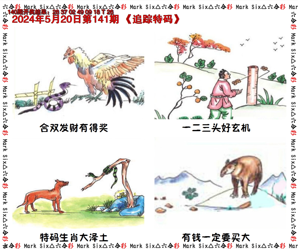 2024141期追踪特码