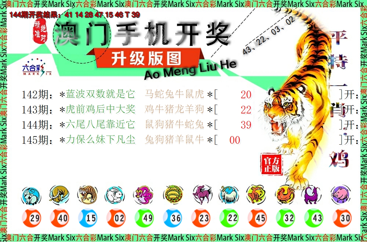 2024145期澳门开奖报