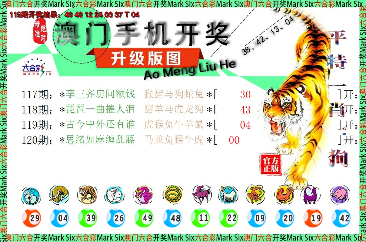 2024120期澳门开奖报