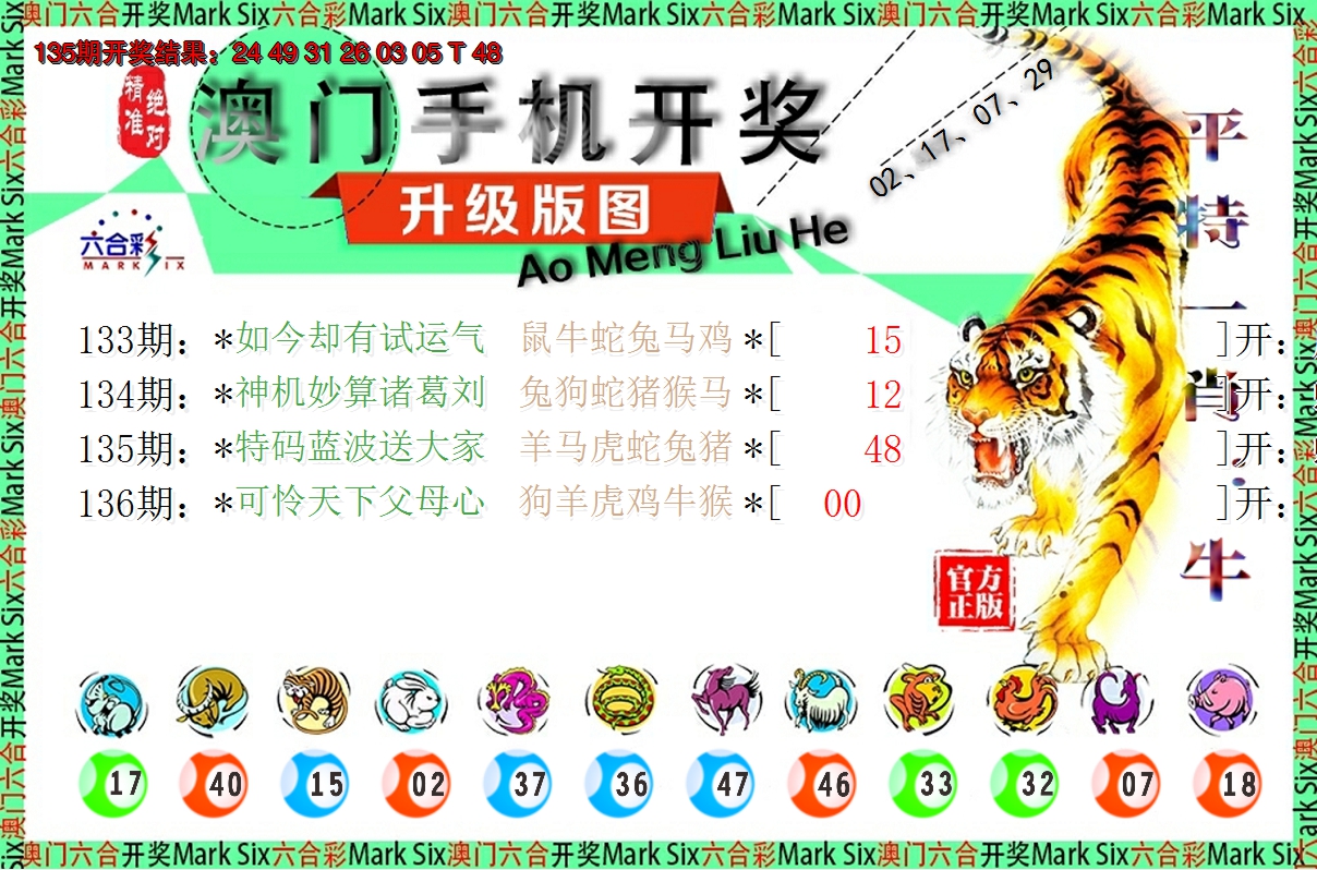 2024136期澳门开奖报