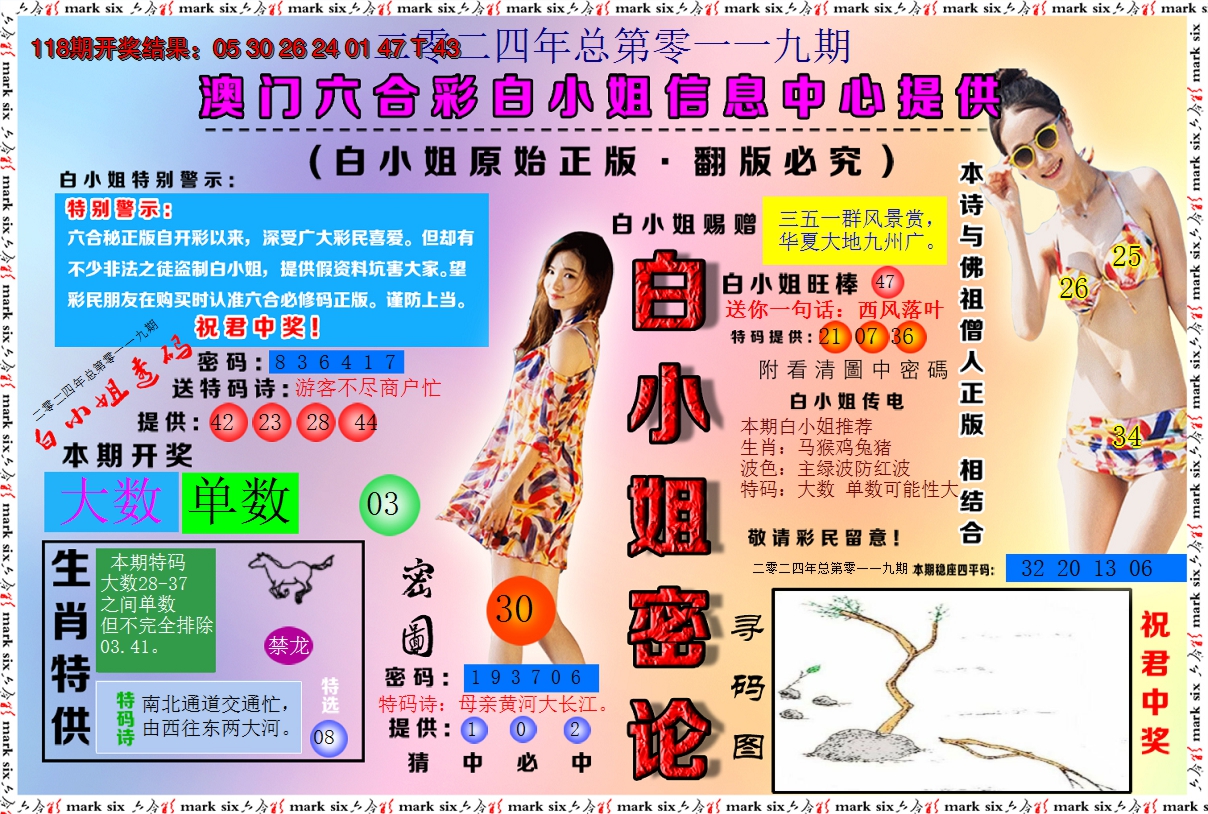 2024119期白小姐密论