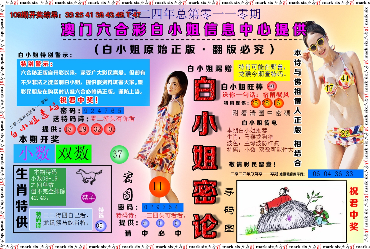 2024110期白小姐密论