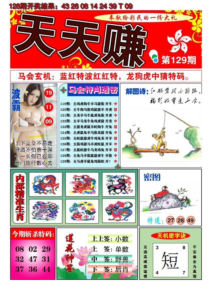 2024129期澳门天天赚A