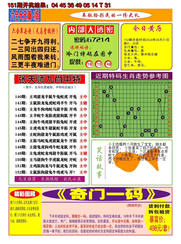 2024152期澳门天天赚C