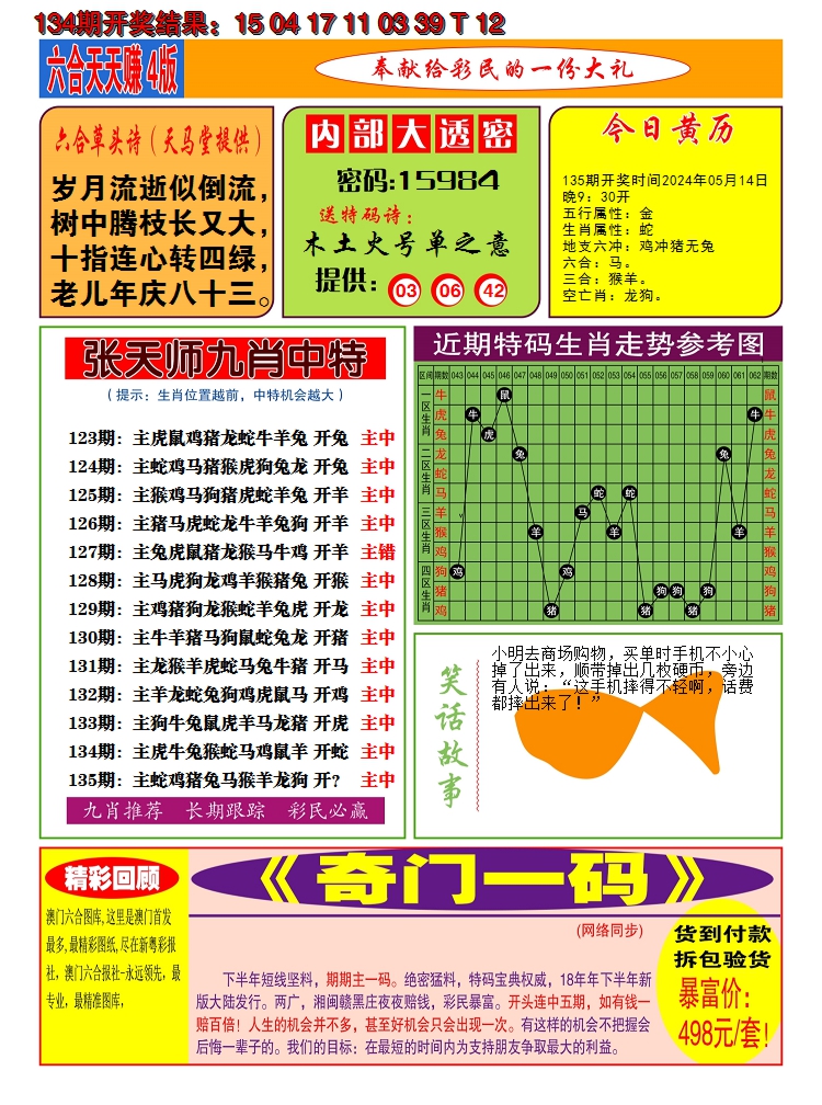 2024135期澳门天天赚C