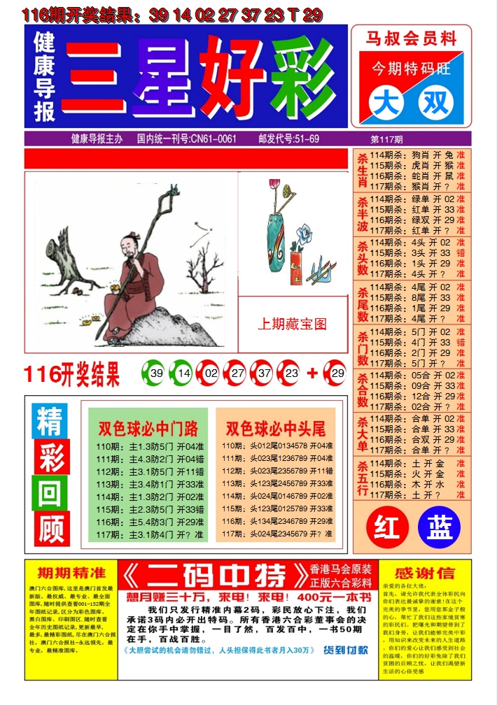 2024117期澳门三星好彩A