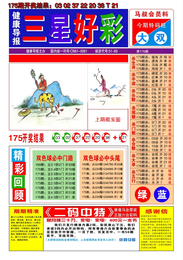 2024176期澳门三星好彩A