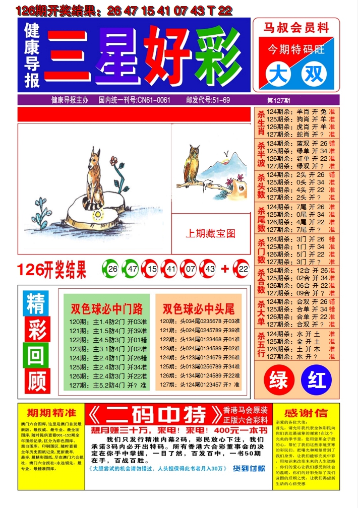 2024127期澳门三星好彩A