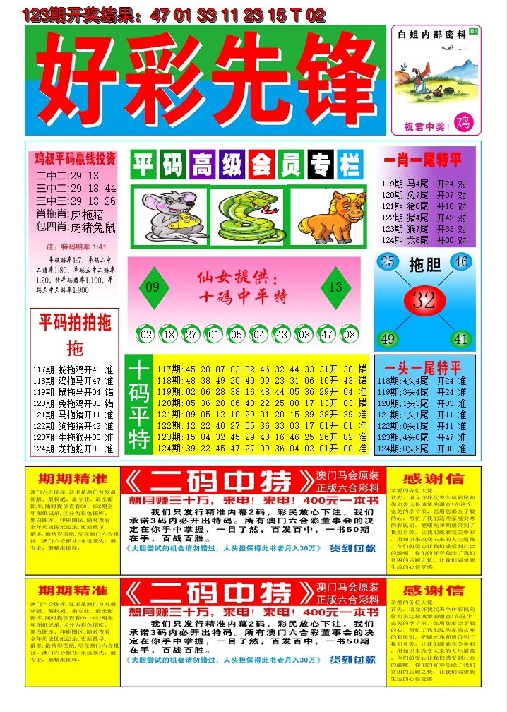 2024124期好彩先锋D
