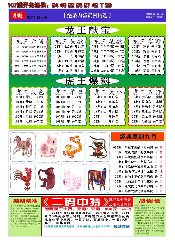 2024108期澳门钱多多C