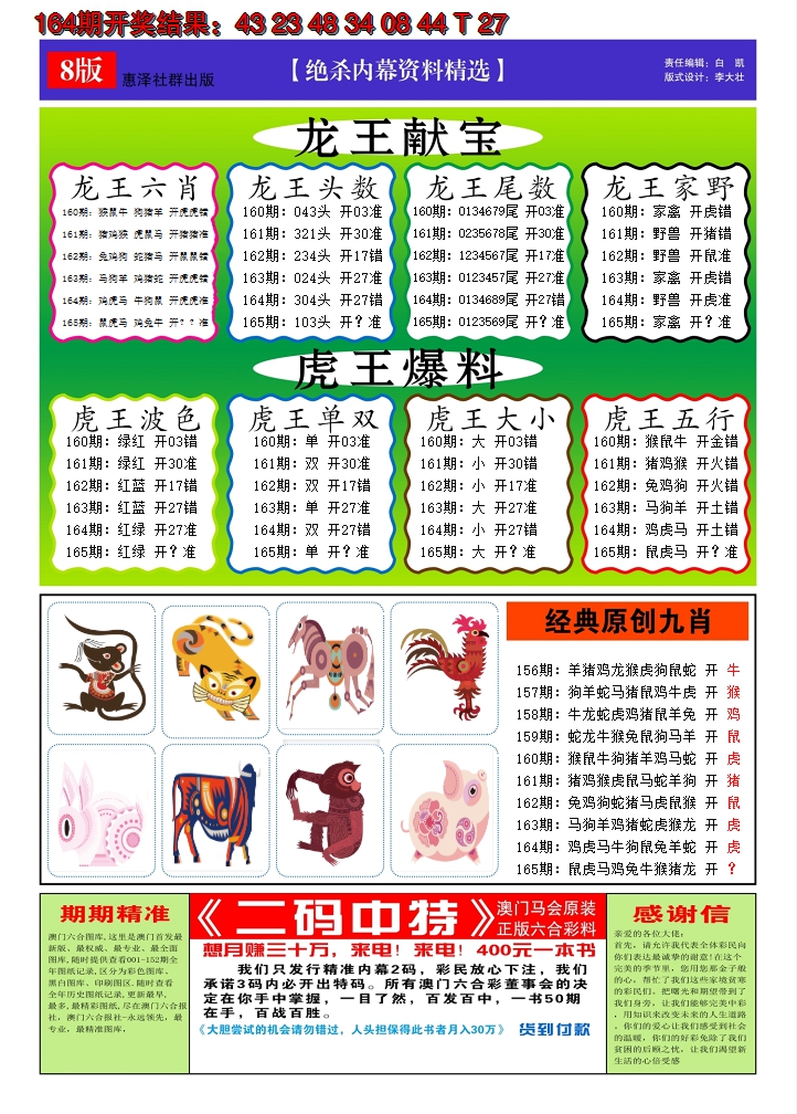 2024165期澳门钱多多C