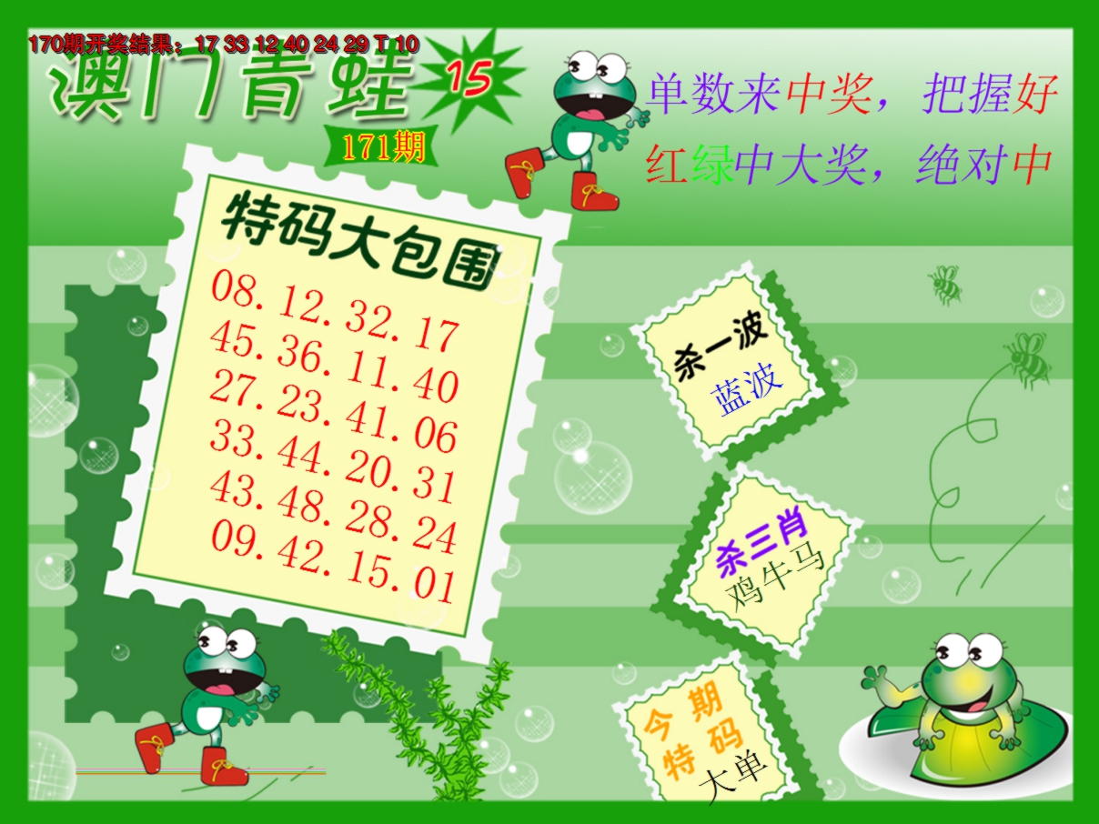 2024171期青蛙系列15
