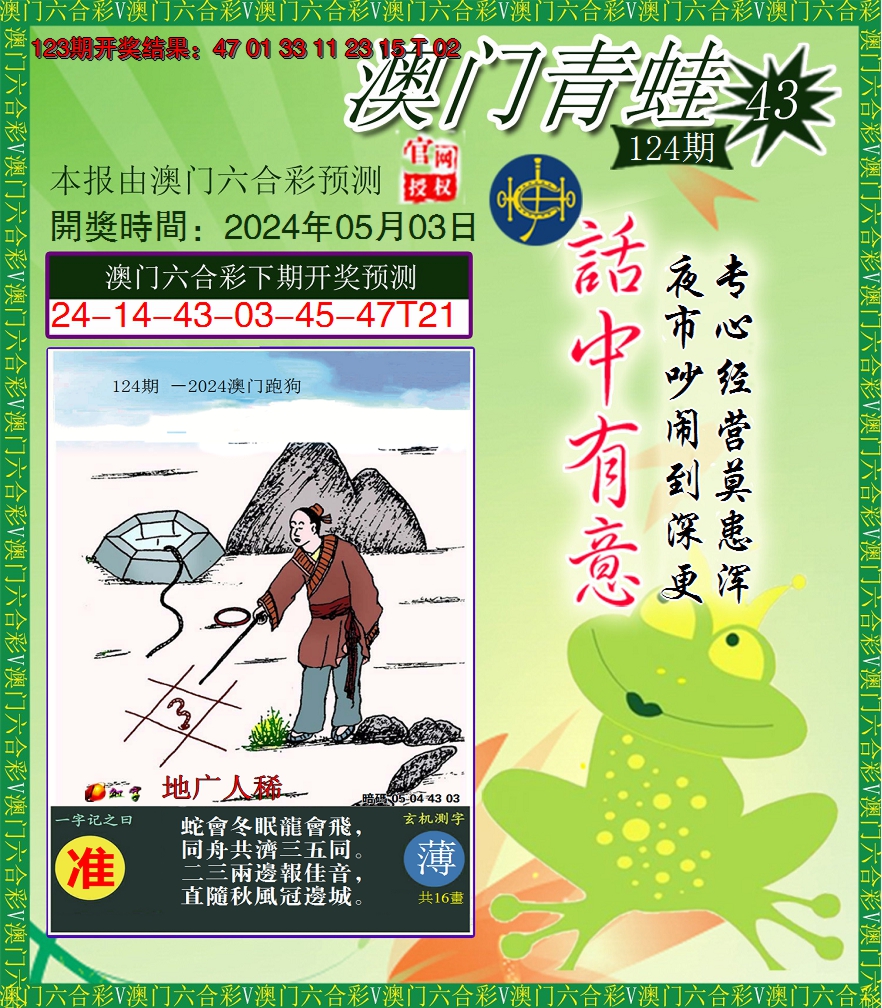 2024124期青蛙系列43