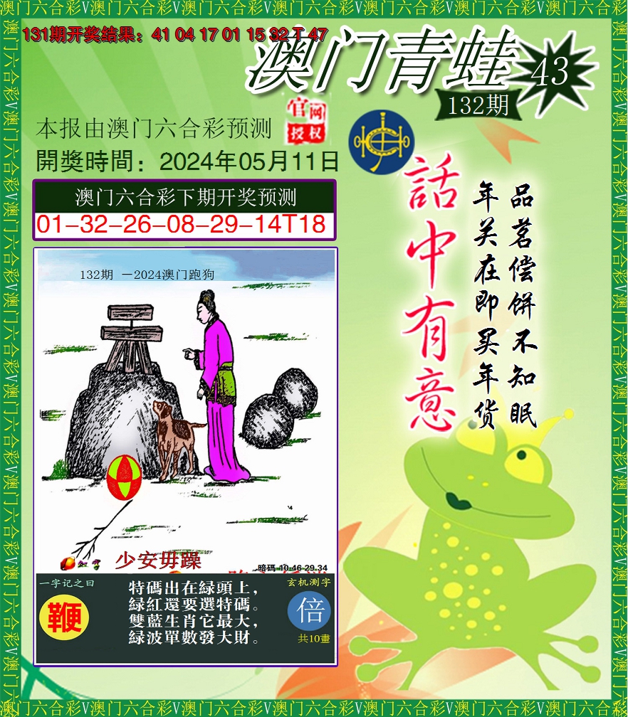 2024132期青蛙系列43