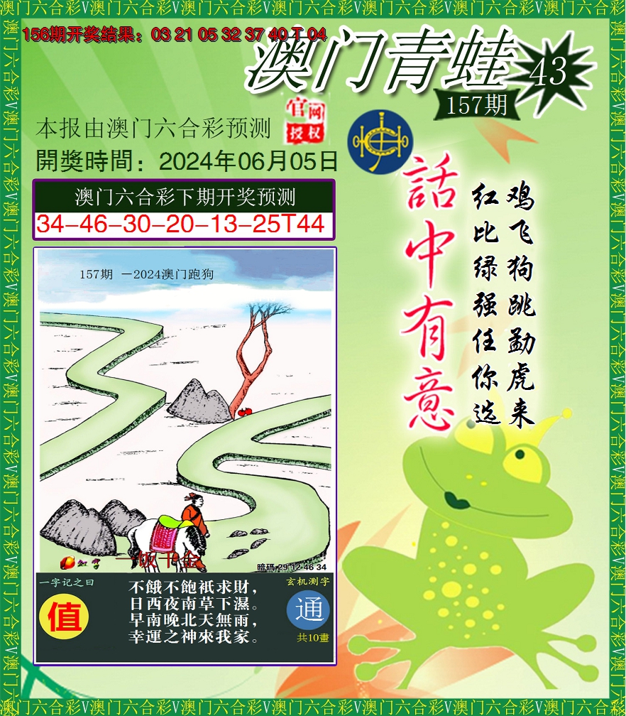 2024157期青蛙系列43