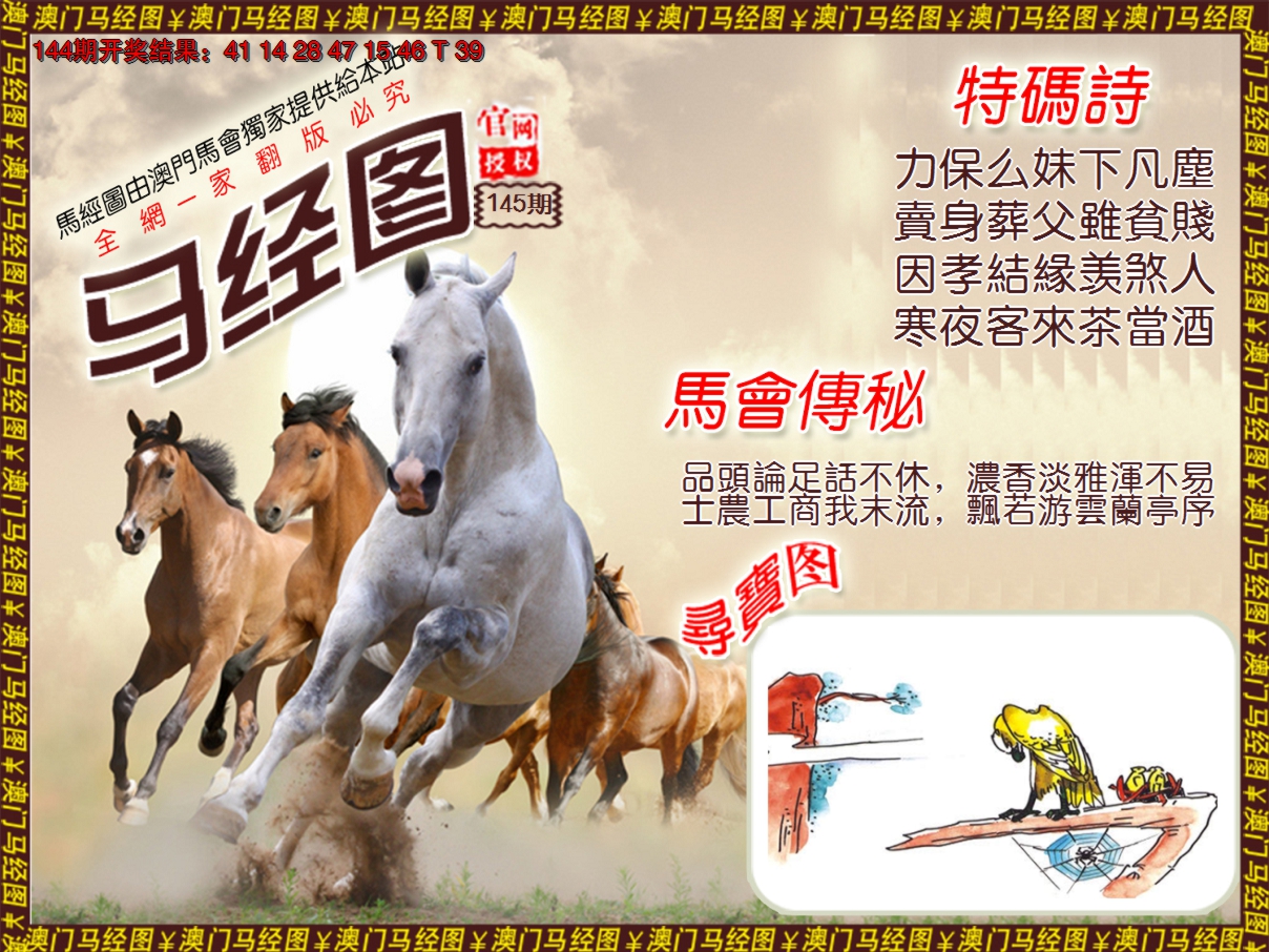 2024145期马经系列1