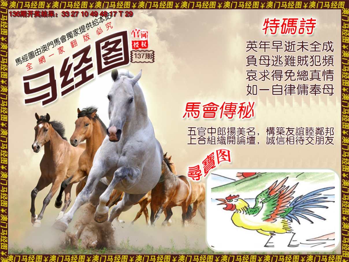 2024137期马经系列1