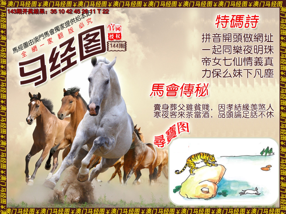 2024144期马经系列1