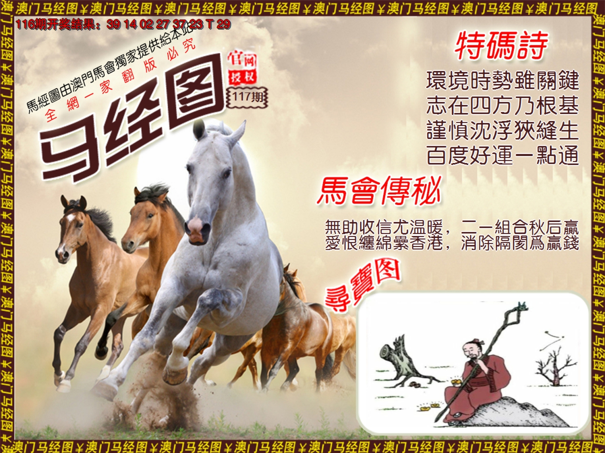 2024117期马经系列1
