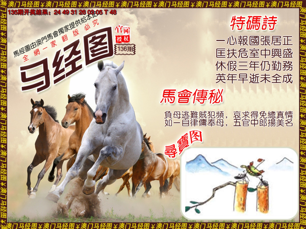 2024136期马经系列1