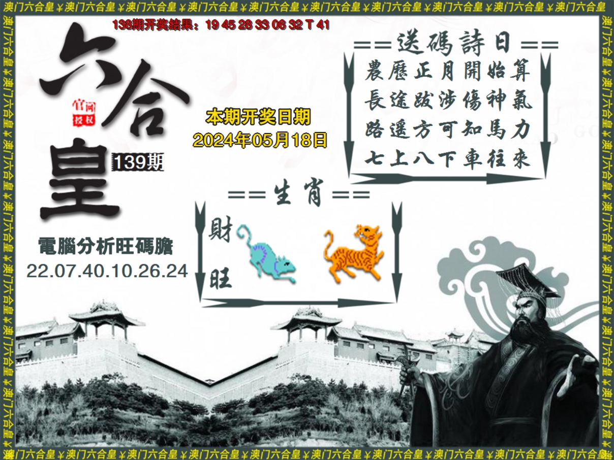 2024139期六合皇系列3