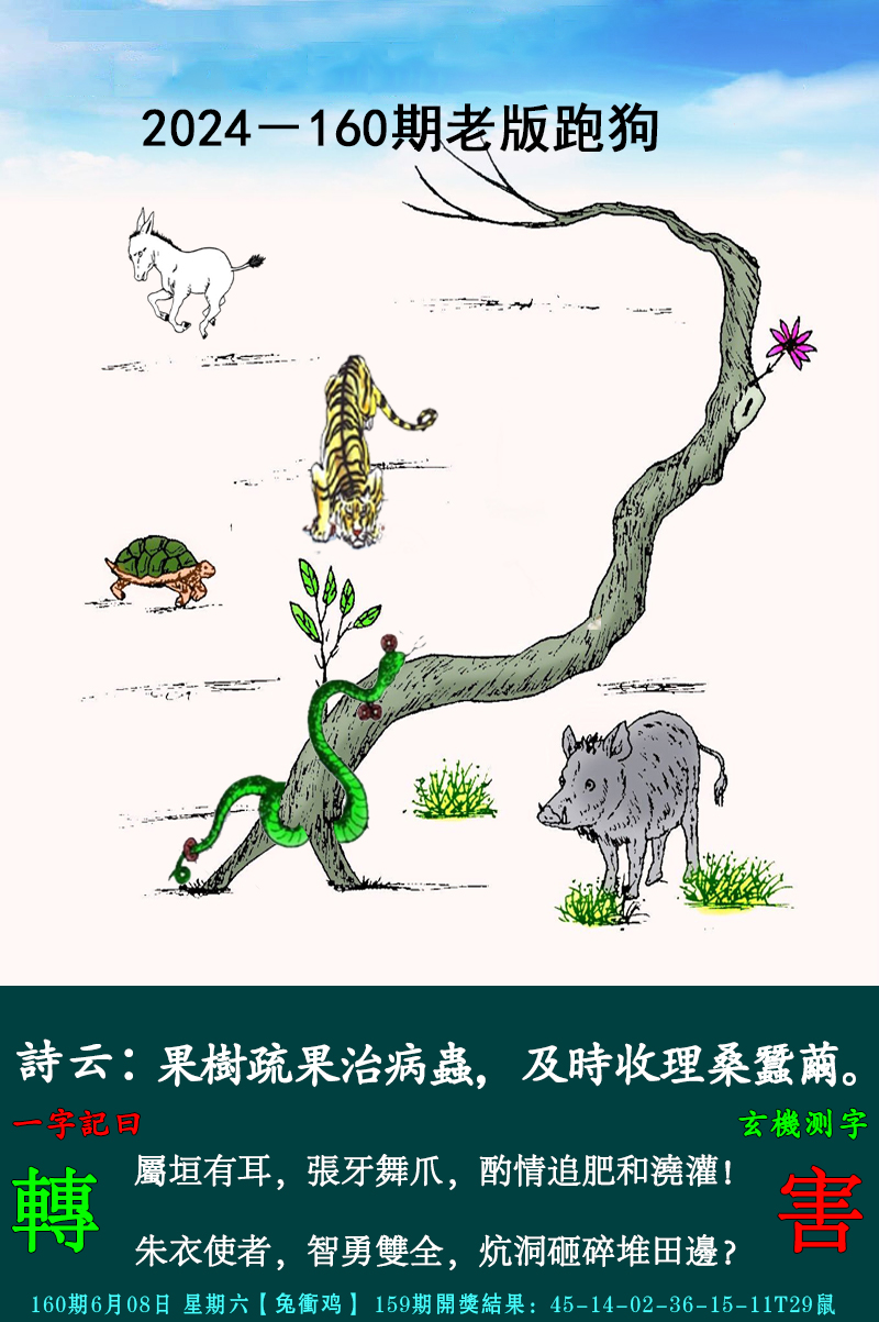 2024160期老跑狗图