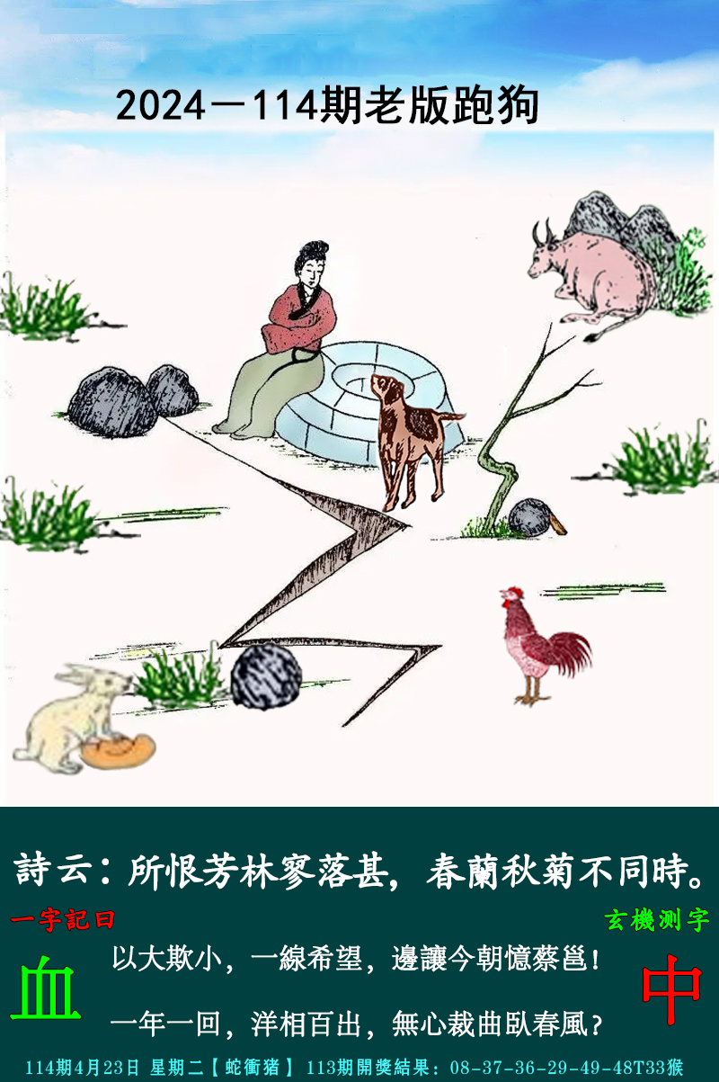 2024114期老跑狗图